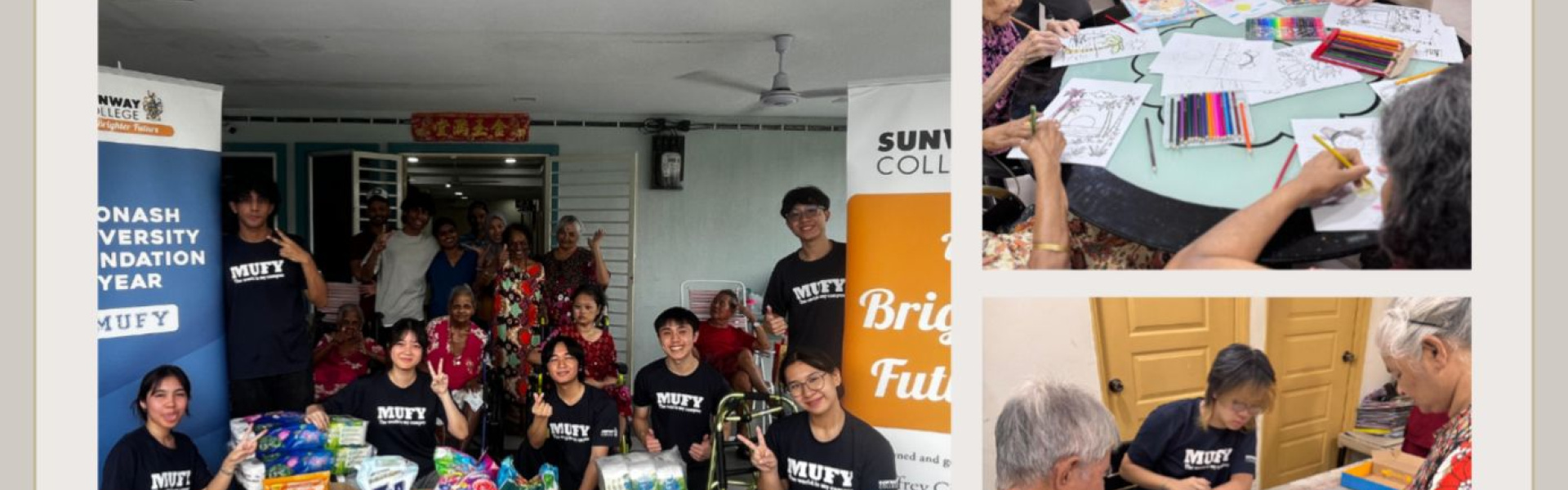 Compassion in Action: MUFY Donation Drive for Sahana