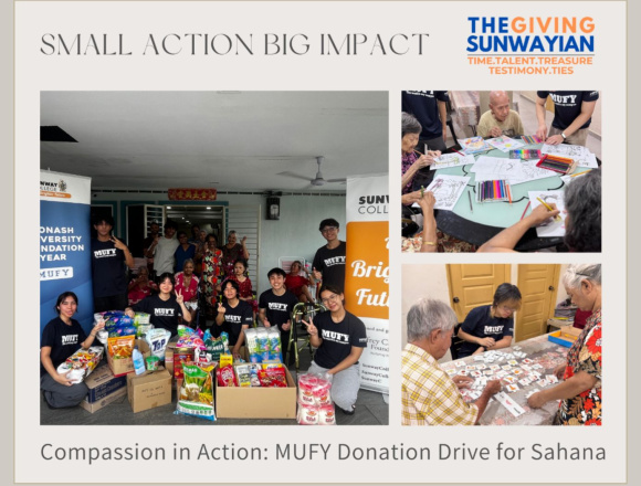 Compassion in Action: MUFY Donation Drive for Sahana