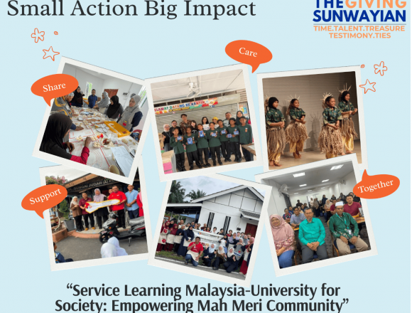 Service Learning Malaysia-University for Society (SULAM) – Small Action Big Impact